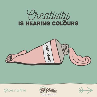 Creativity is hearing colours