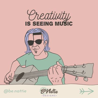 Creativity is seeing music